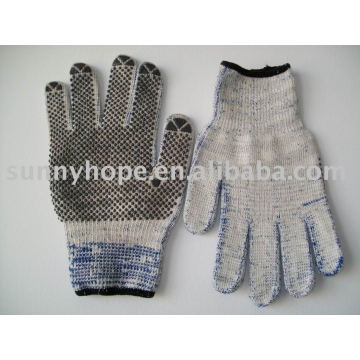 PVC dotted glove for machine